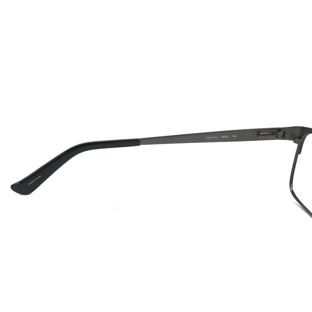 Chesterfield Eyeglasses Frames CH34XL 0RD2 Black Grey Rectangle 57-17-150